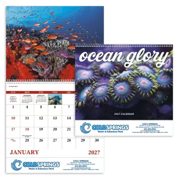 Ocean Glory Appointment Wall Calendar - Spiral